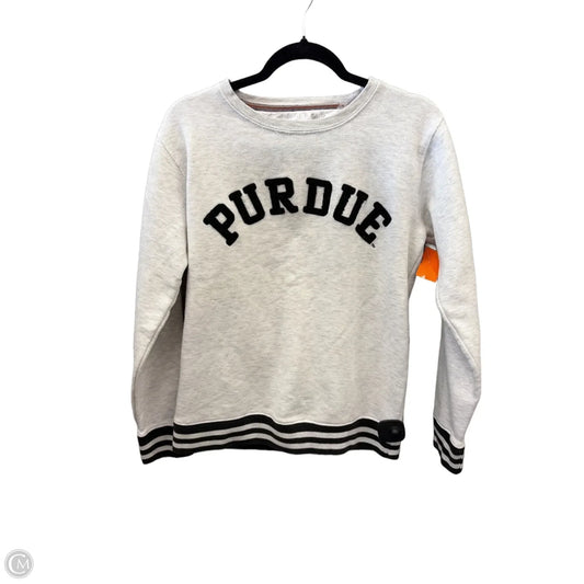 Sweatshirt Crewneck By Clothes Mentor In Grey, Size: M