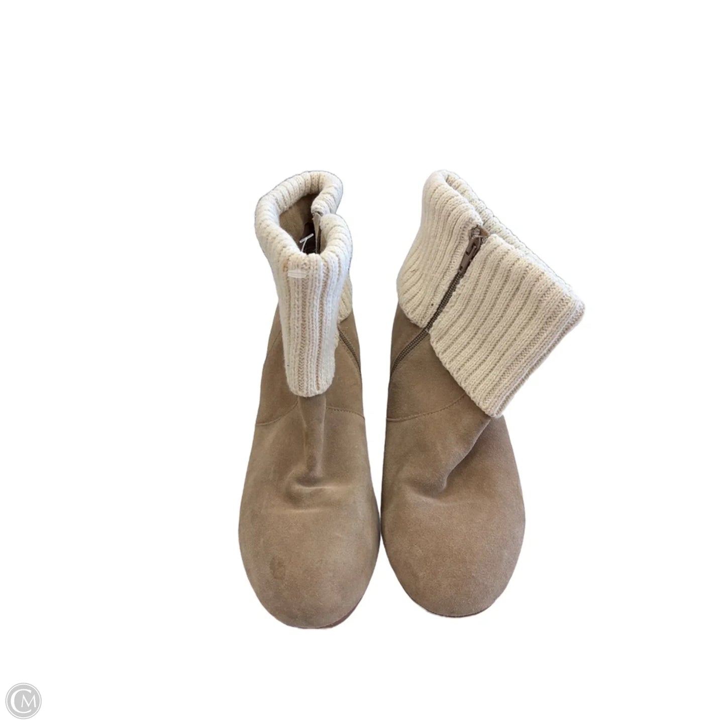 Boots Ankle Heels By Torrid In Brown, Size: 11