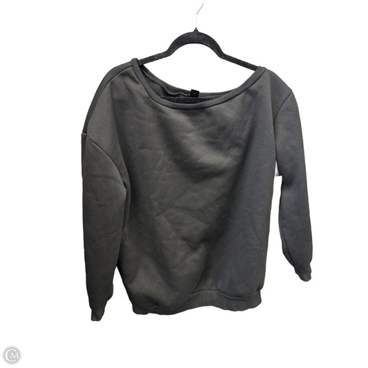 Sweatshirt Crewneck By Shein In Black, Size: L