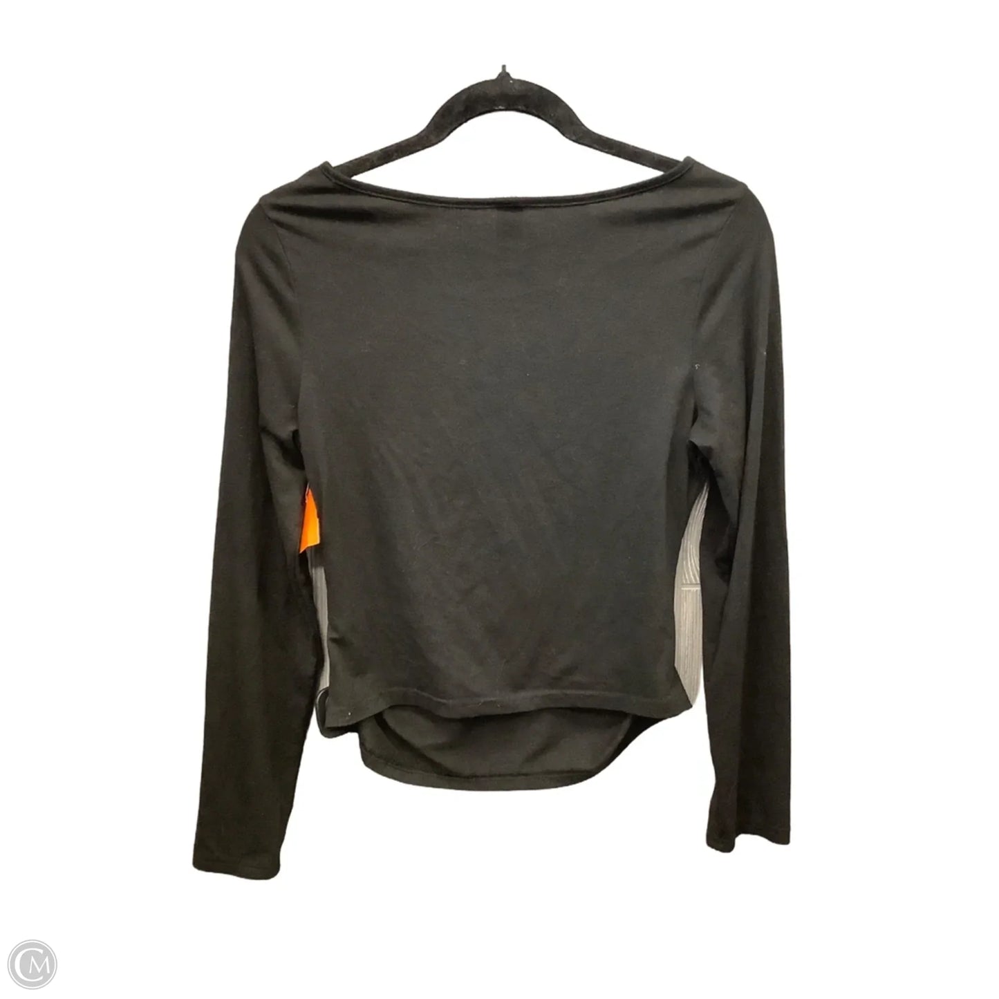 Top Long Sleeve Basic By Shein In Black, Size: L