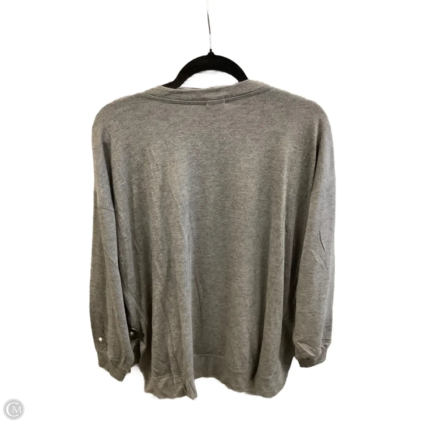 Top Long Sleeve By Clothes Mentor In Grey, Size: M