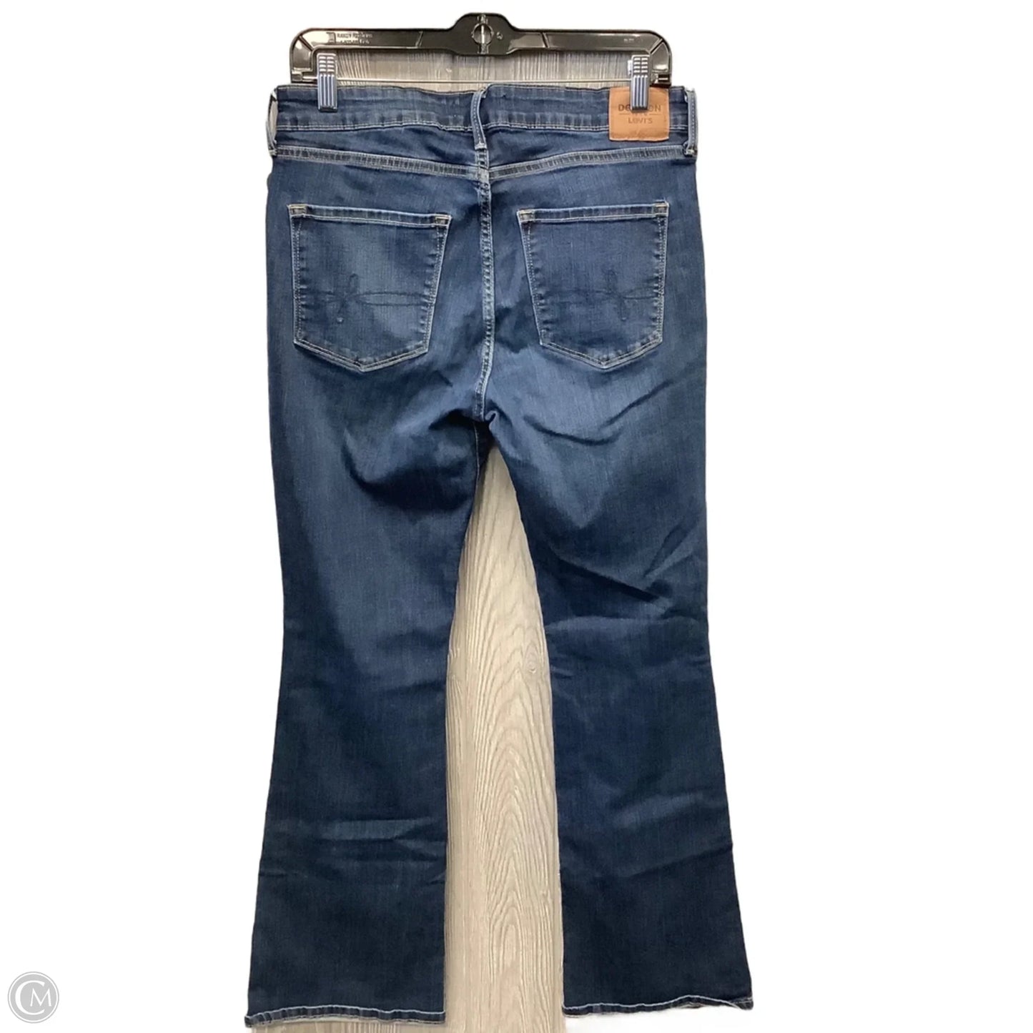 Jeans Boot Cut By Levis In Blue Denim, Size: 12