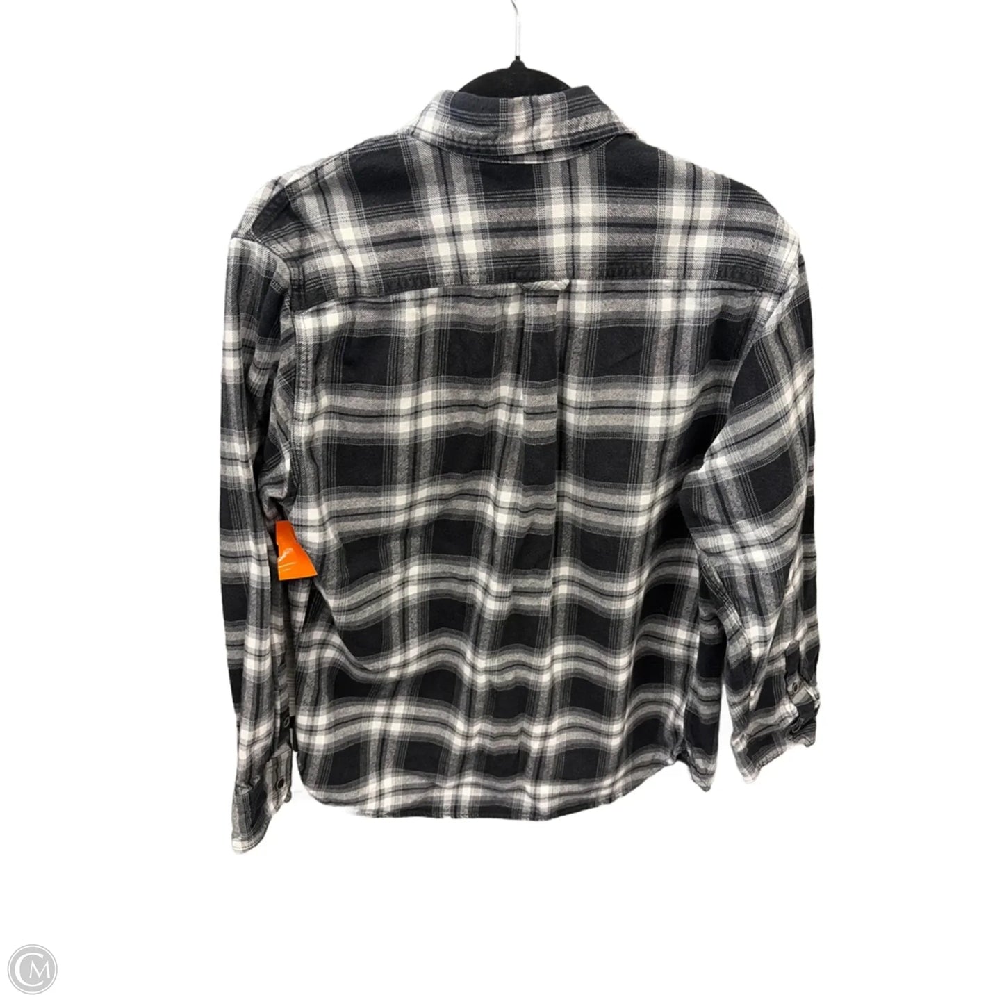 Top Long Sleeve By Jachs Girlfirend In Plaid Pattern, Size: M