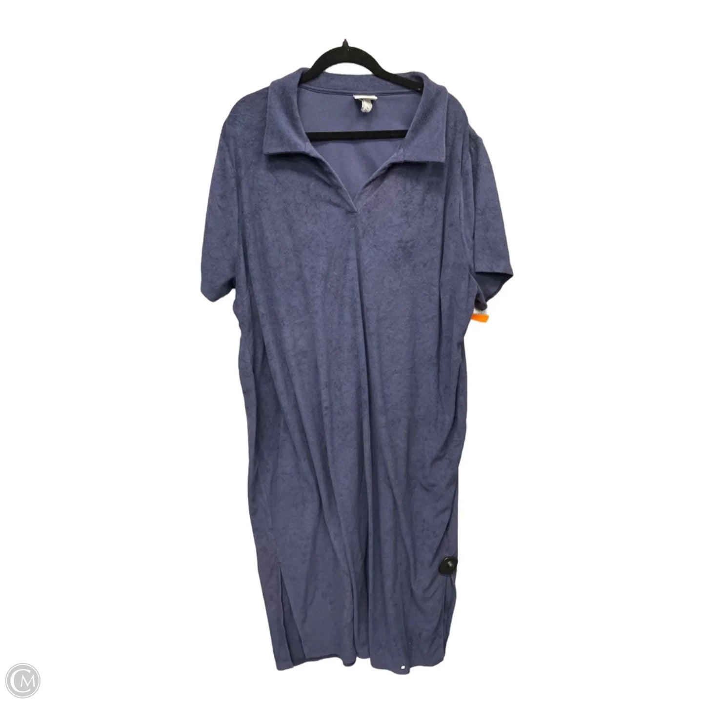 Dress Casual Maxi By Ava & Viv In Blue, Size: 3x
