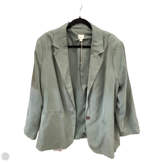 Blazer By A New Day In Green, Size: Xxl