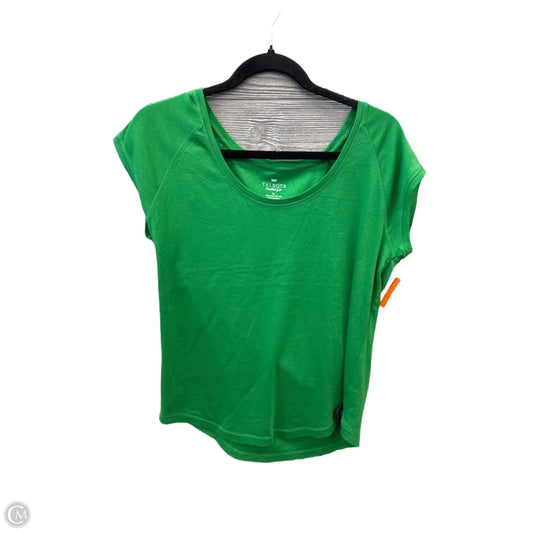 Top Short Sleeve Basic By Talbots In Green, Size: Xl