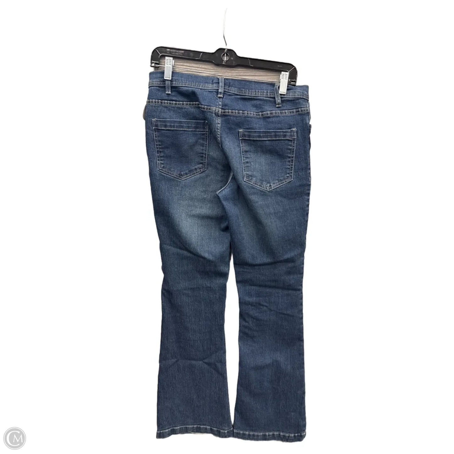 Jeans Flared By Venus In Blue Denim, Size: 8