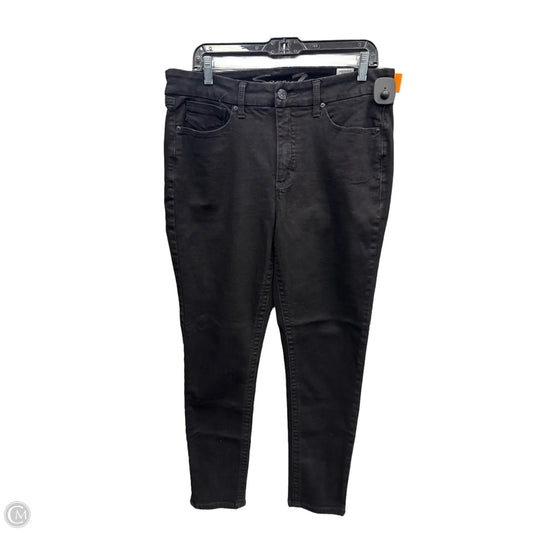 Jeans Skinny By Seven 7 In Black Denim, Size: 14