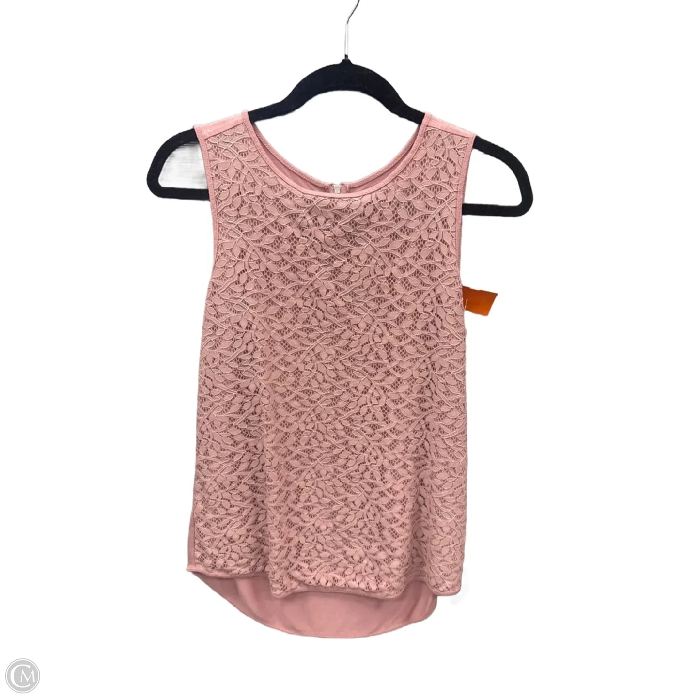 Top Sleeveless By Loft In Pink, Size: S