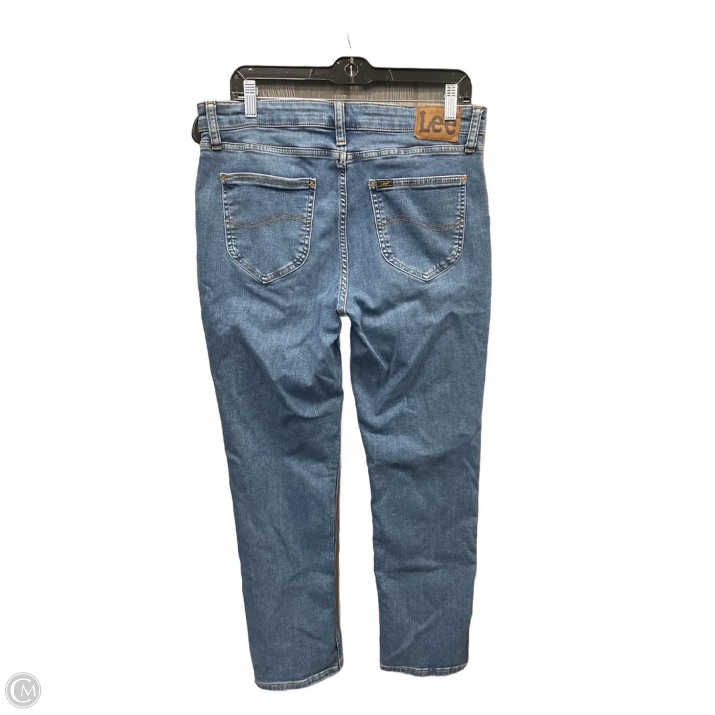 Jeans Straight By Lee In Blue, Size: 14