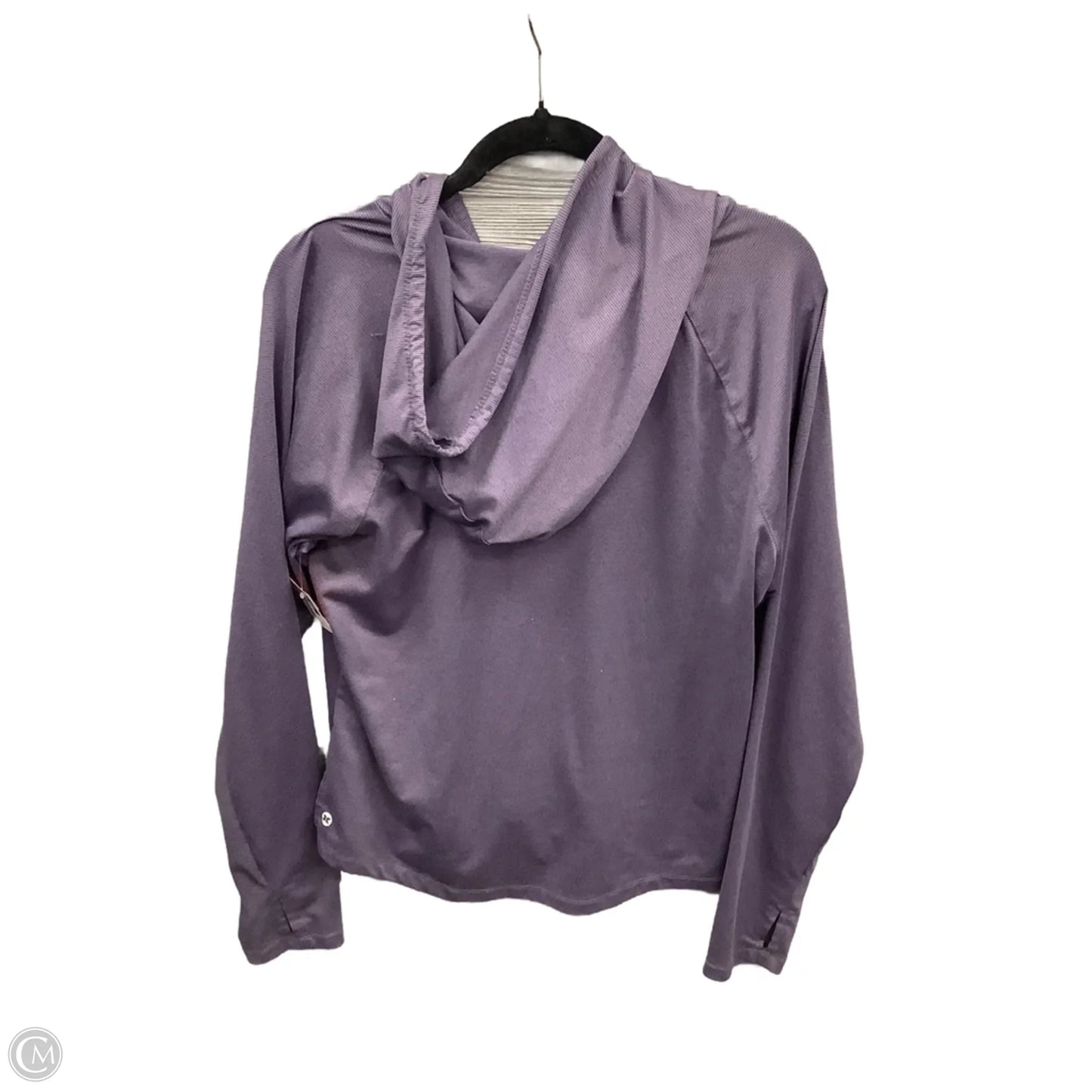 Athletic Top Long Sleeve Hoodie By Rbx In Purple, Size: L