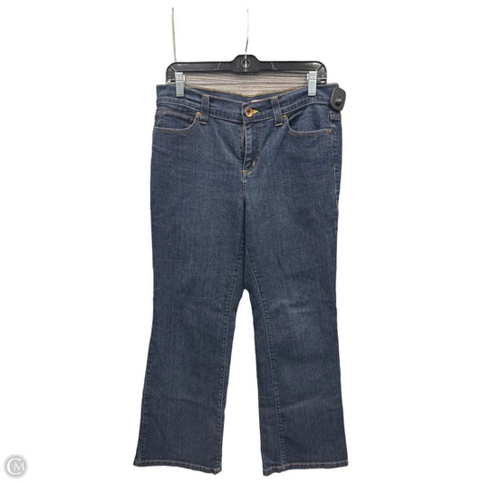 Jeans Flared By Dkny In Blue Denim, Size: 12