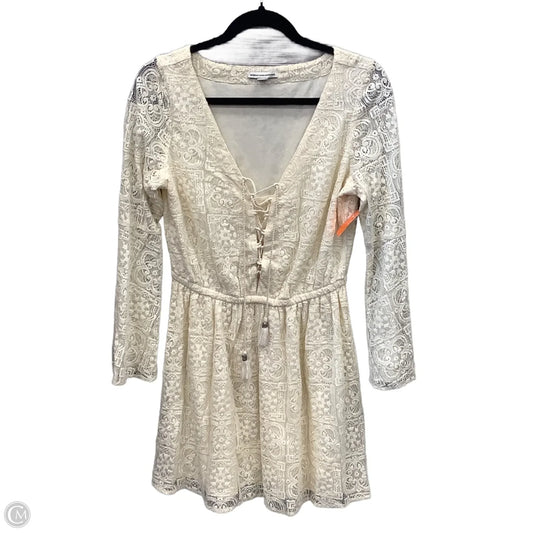 Dress Casual Midi By American Eagle In Tan, Size: S