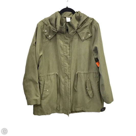 Jacket Other By Time And Tru In Green, Size: Xl