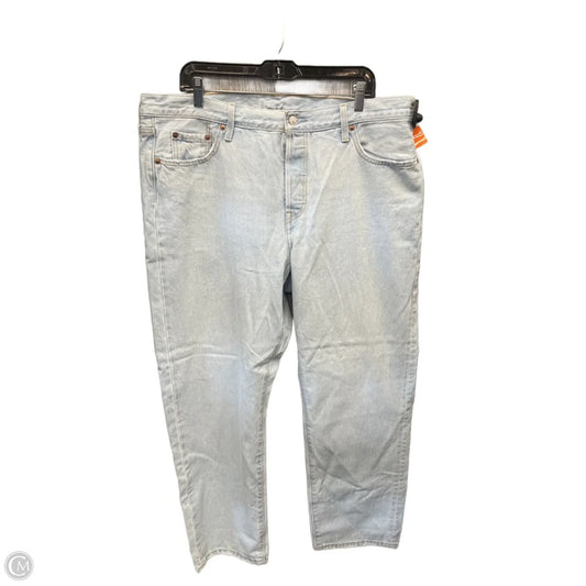 Jeans Straight By Levis In Blue Denim, Size: 16