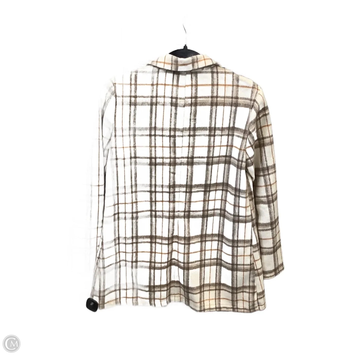 Jacket Shirt By Have In Plaid Pattern, Size: S