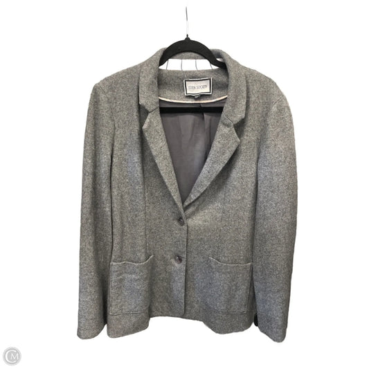 Blazer By Clothes Mentor In Grey, Size: M