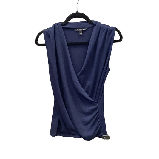 Top Sleeveless By 41 Hawthorn In Blue & Brown, Size: S