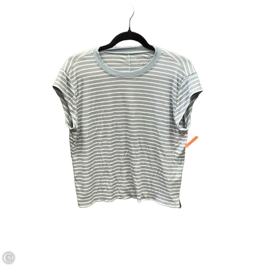 Top Short Sleeve By American Eagle In Striped Pattern, Size: S