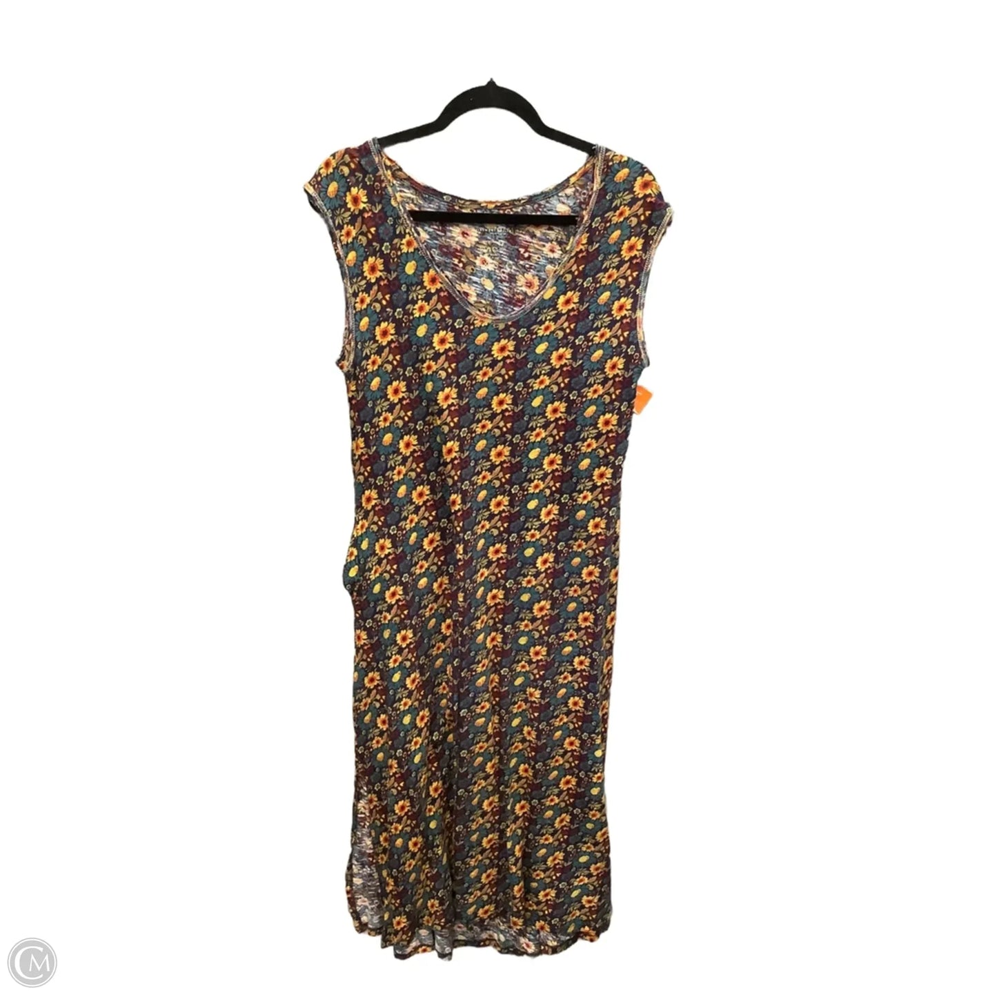 Dress Casual Maxi By Natural Life In Floral Print, Size: Xs