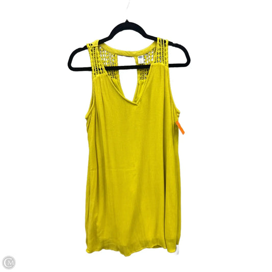 Dress Casual Short By Old Navy In Yellow, Size: M