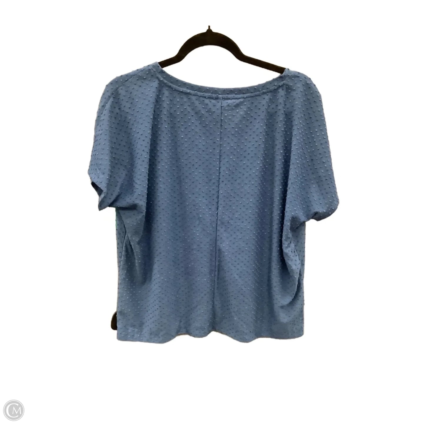 Top Short Sleeve By Maurices In Blue, Size: M