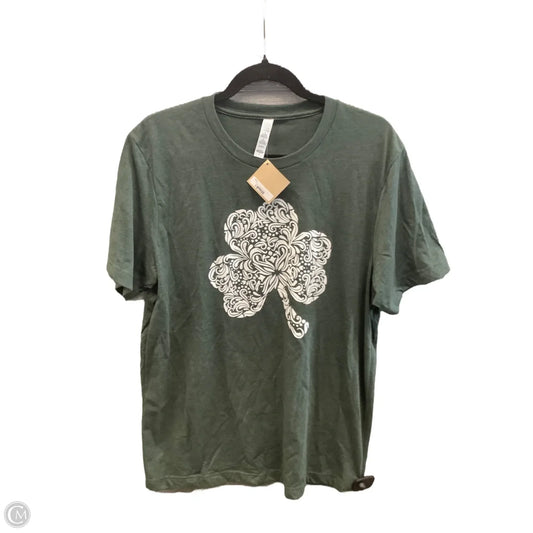 Top Short Sleeve By Clothes Mentor In Green, Size: L