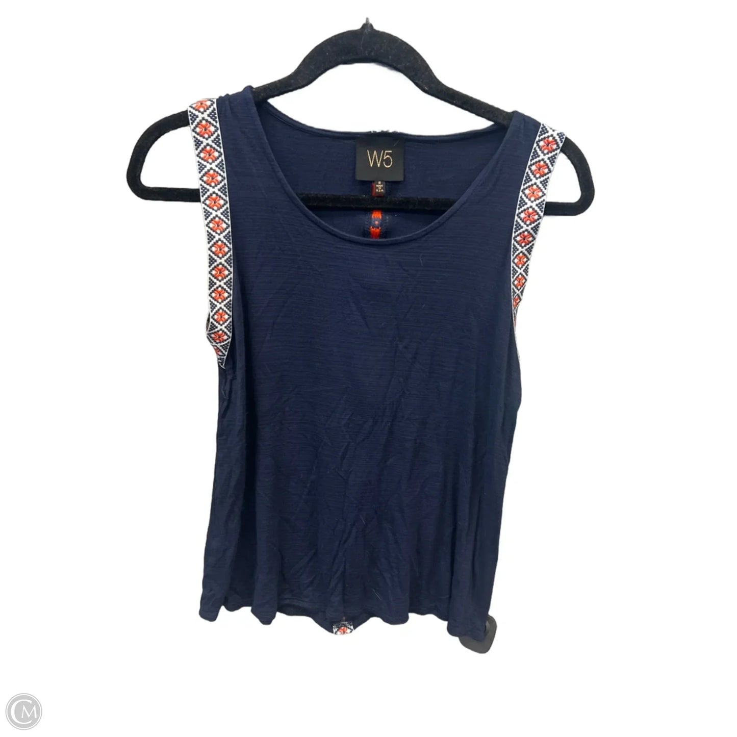 Top Sleeveless By W5 In Blue, Size: S