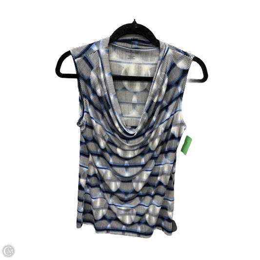 Top Sleeveless By Worthington In Blue, Size: M