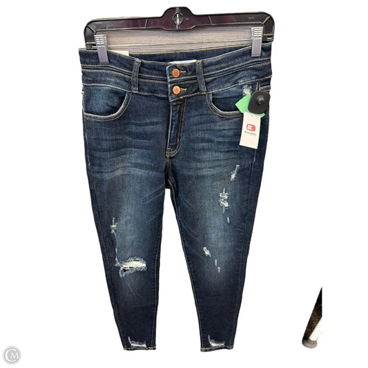 Jeans Skinny By Kancan In Blue Denim, Size: 6