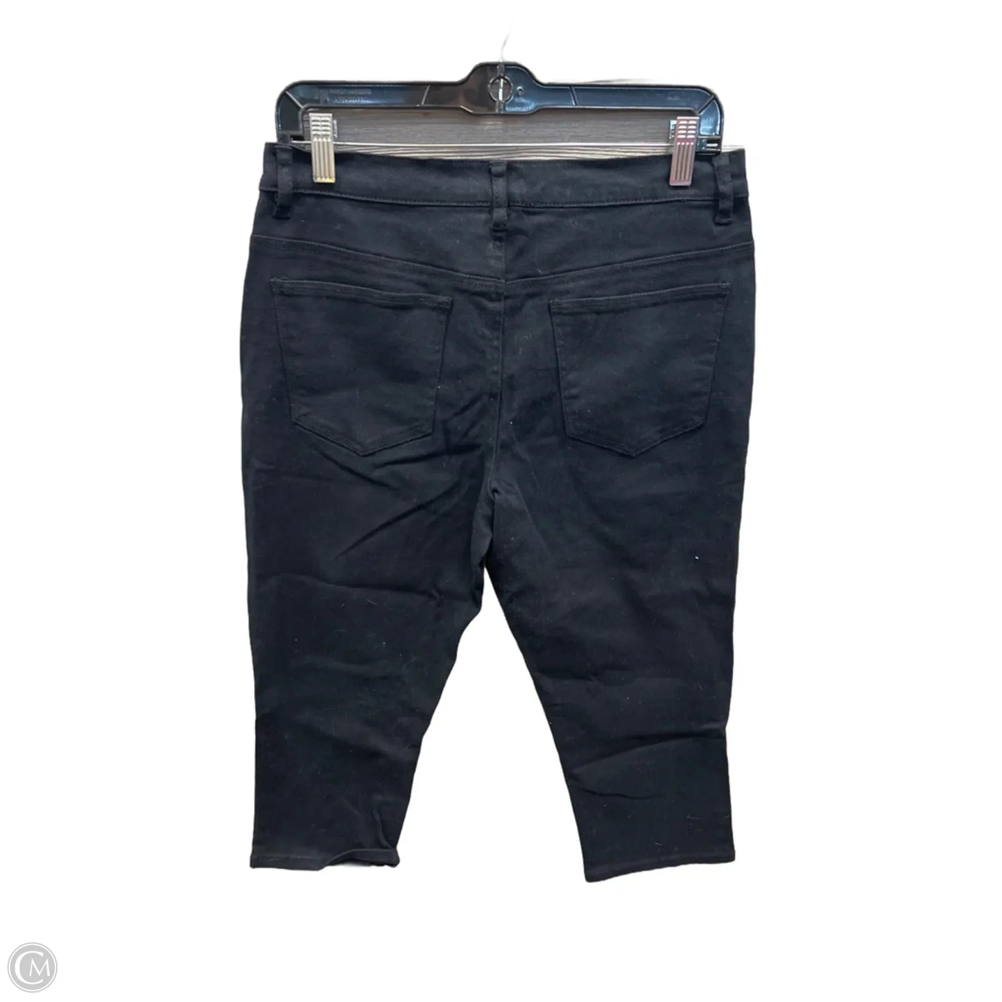 Capris By Venus In Black Denim, Size: 8