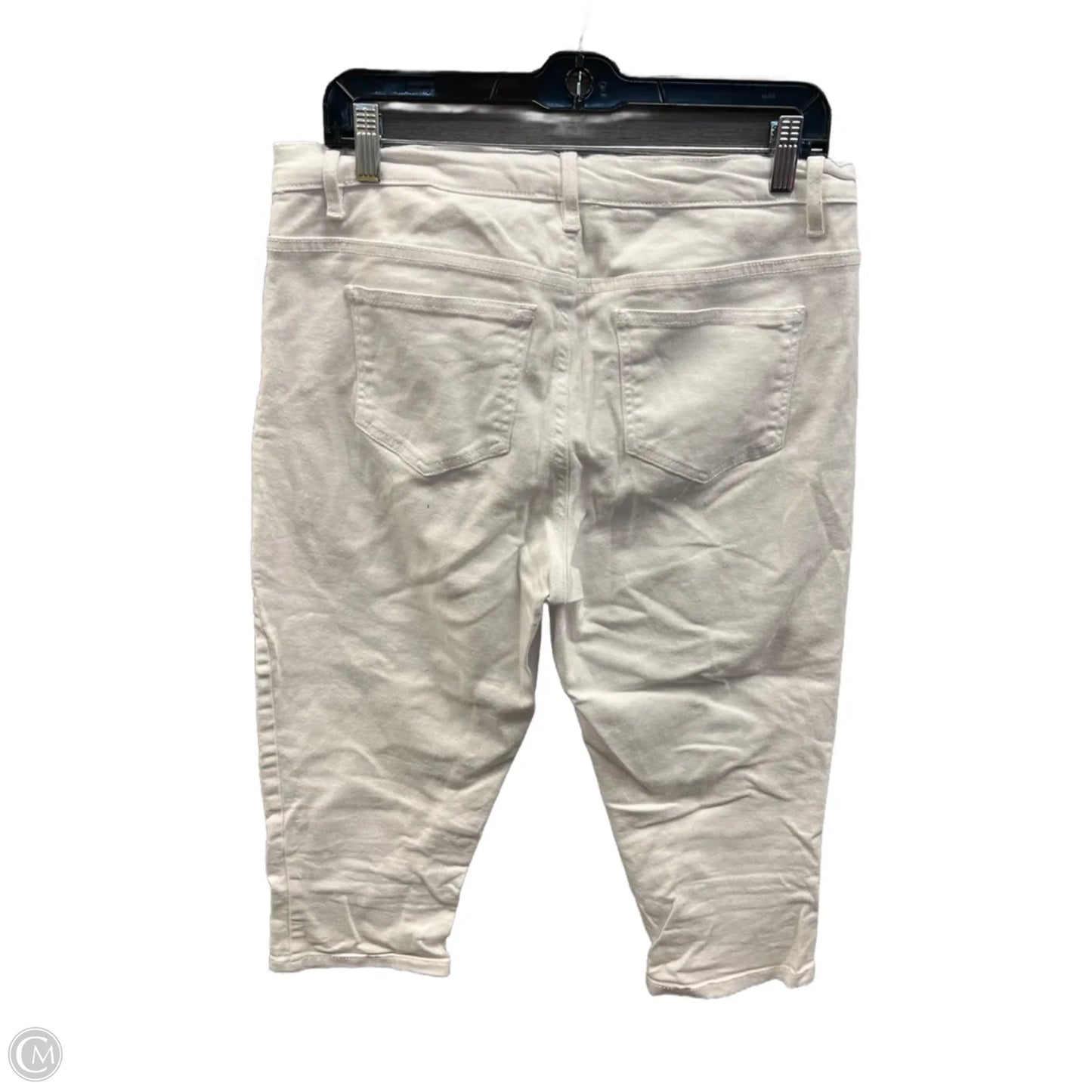 Capris By Venus In White Denim, Size: 8
