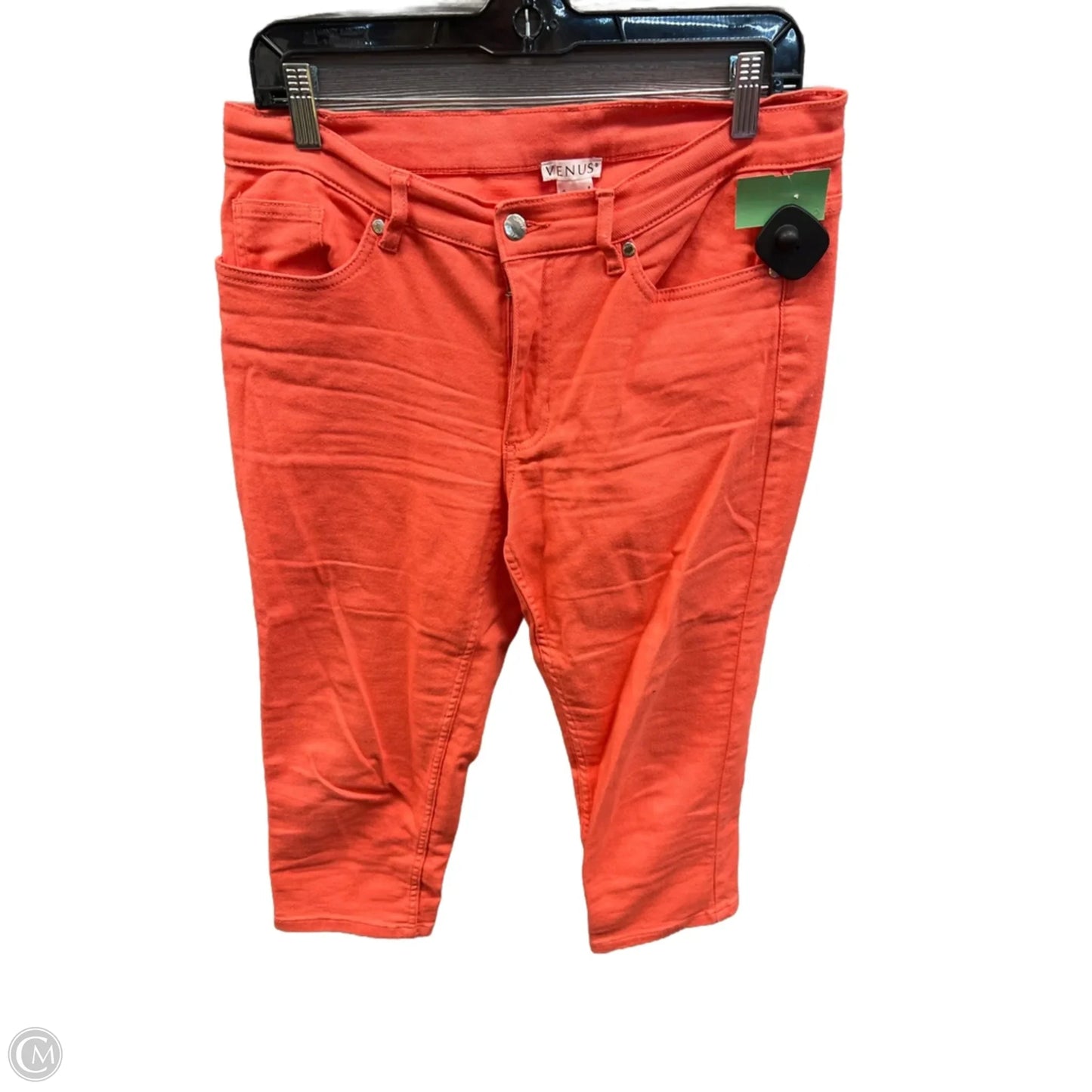 Capris By Venus In Orange Denim, Size: 8