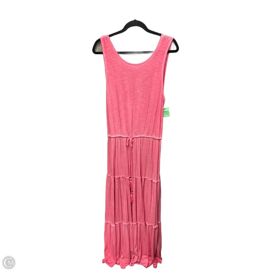 Dress Casual Maxi By Knox Rose In Pink, Size: L