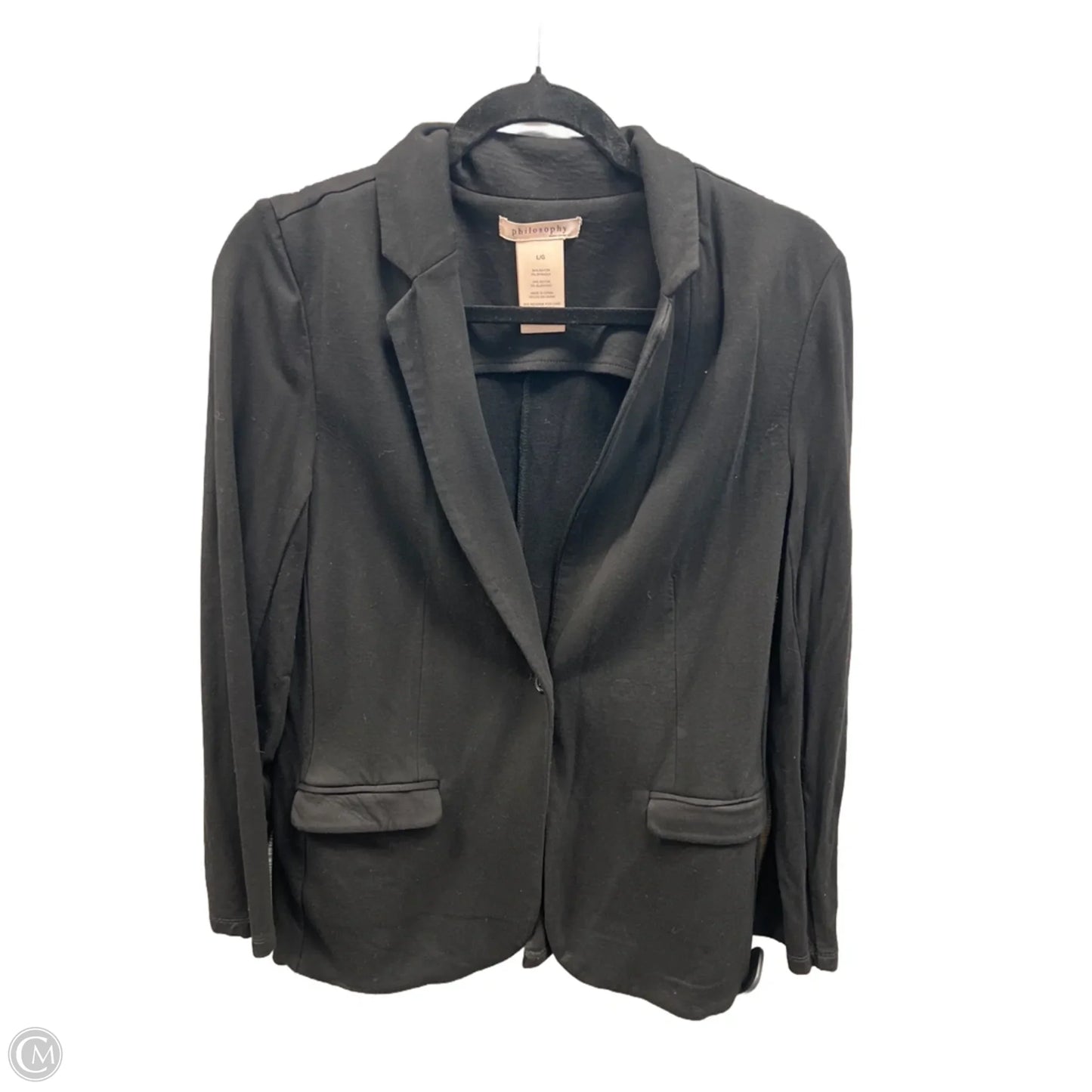 Blazer By Philosophy In Black, Size: L