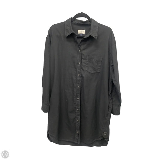 Dress Casual Midi By Universal Thread In Black, Size: L