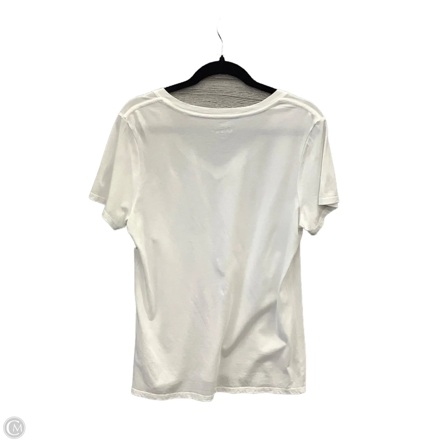 Top Short Sleeve Basic By Quince In White, Size: L