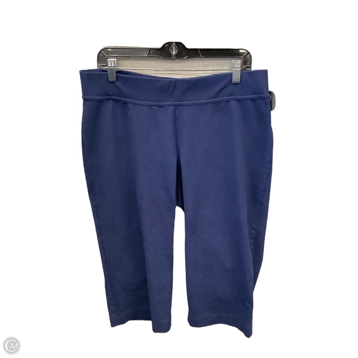 Pants Cropped By Lands End In Blue, Size: 14