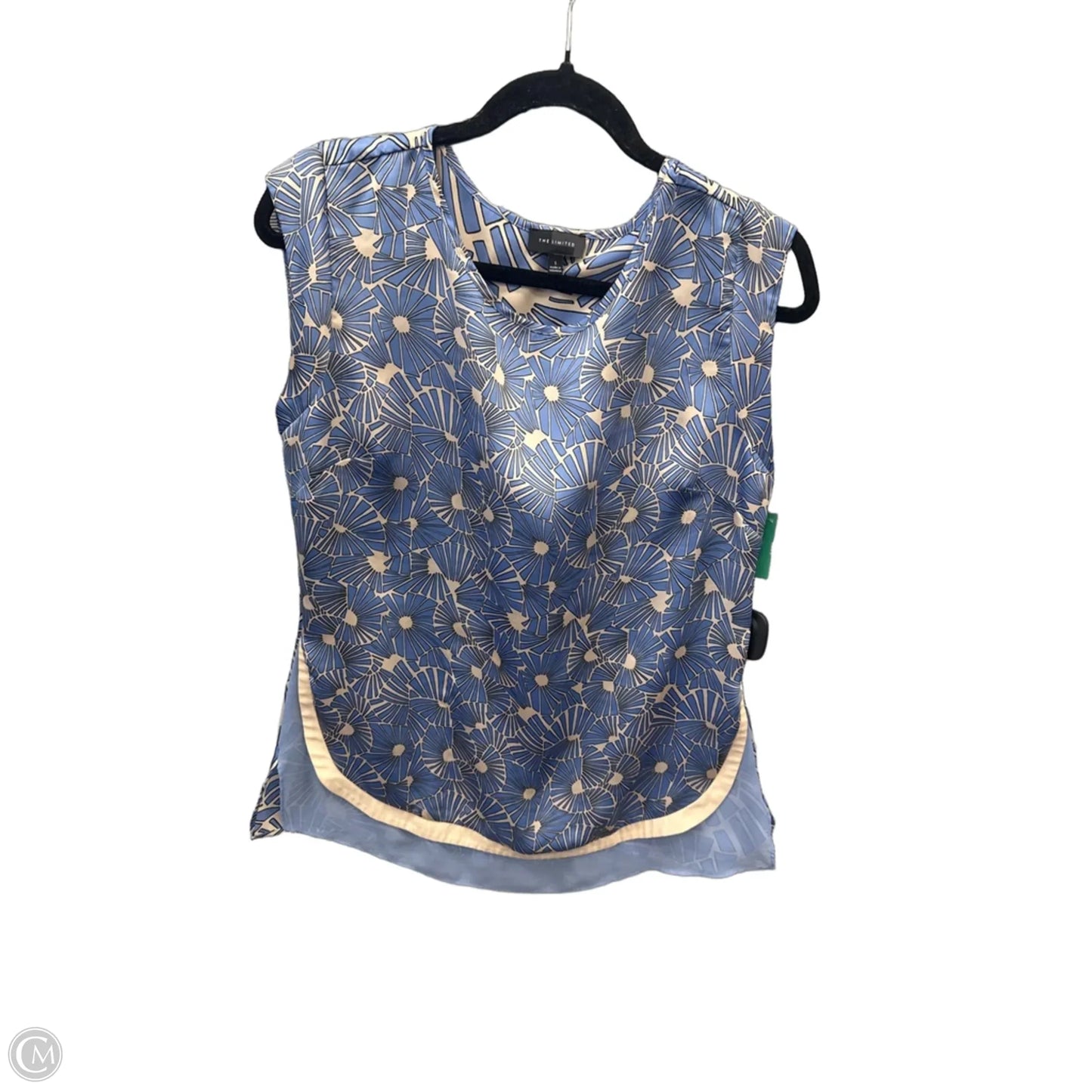 Top Sleeveless By Limited In Blue, Size: S