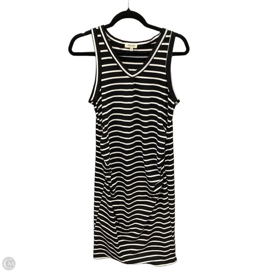 Dress Casual Midi By Heart & Hips In Striped Pattern, Size: Xl