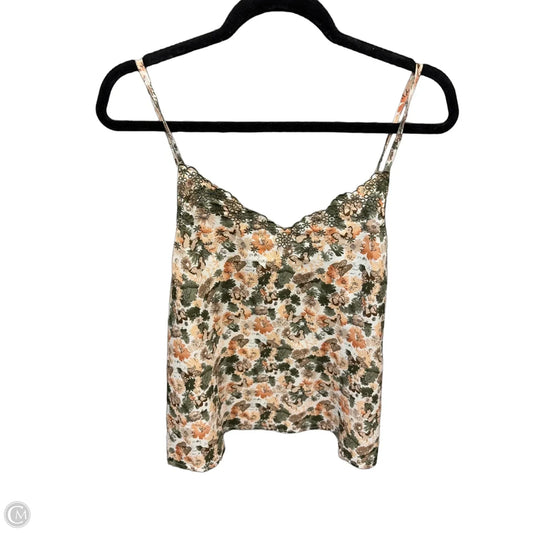 Tank Top By Shein In Floral Print, Size: Xl