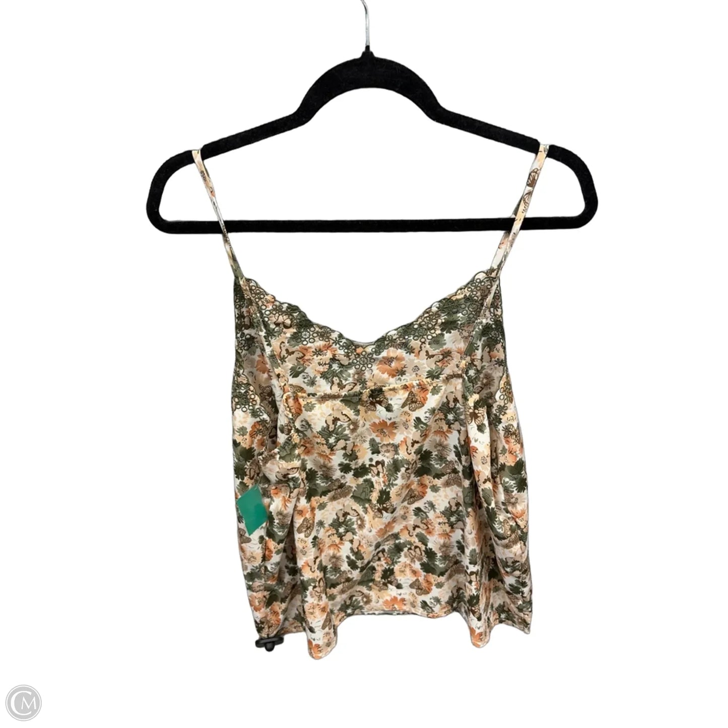 Tank Top By Shein In Floral Print, Size: Xl