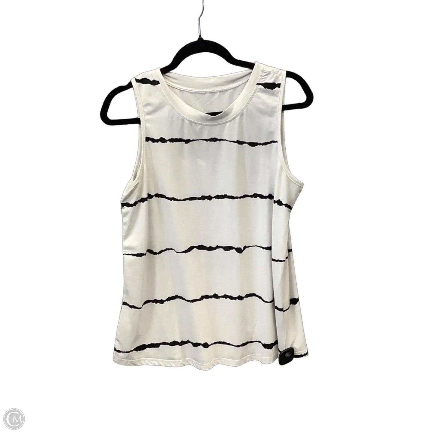 Top Sleeveless By Shein In White, Size: L