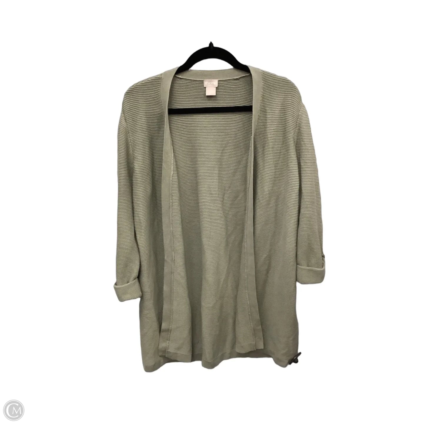 Cardigan By Chicos In Green, Size: L