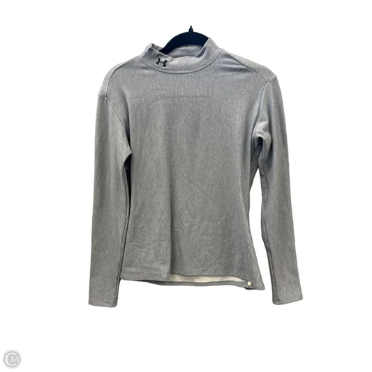 Athletic Top Long Sleeve Crewneck By Under Armour In Blue, Size: Xl