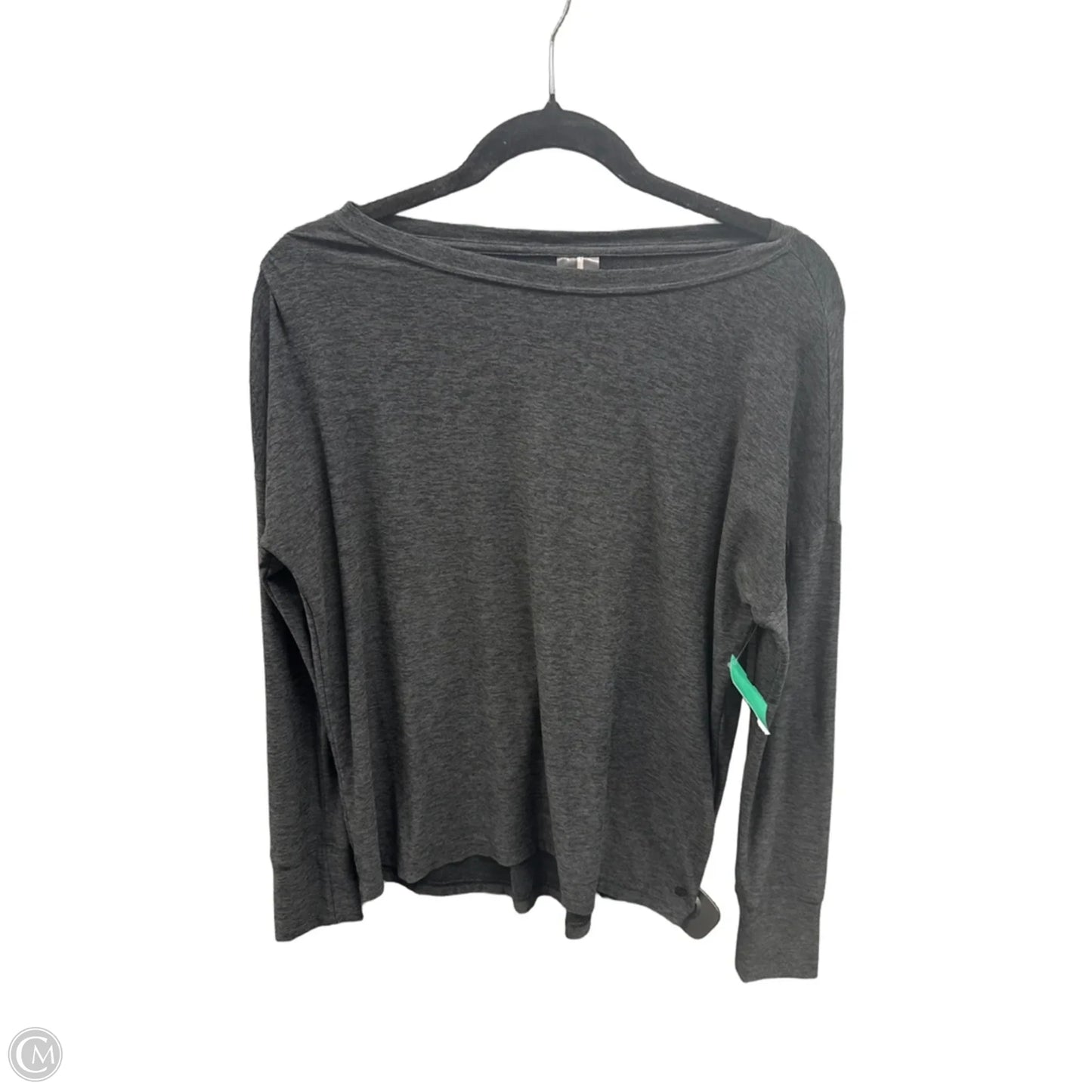 Athletic Top Long Sleeve Crewneck By Calia In Grey, Size: Xs