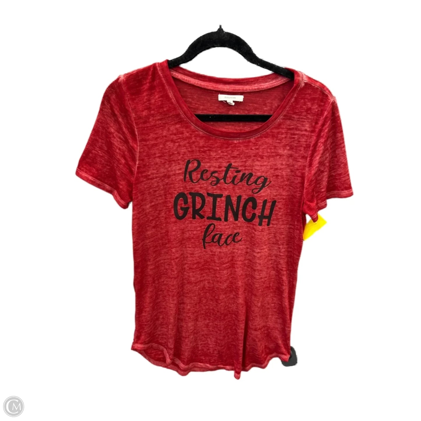 Top Short Sleeve By Maurices In Red, Size: S