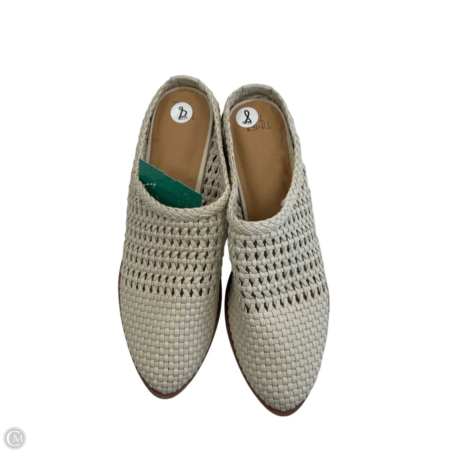 Shoes Heels Block By Time And Tru In Tan, Size: 8
