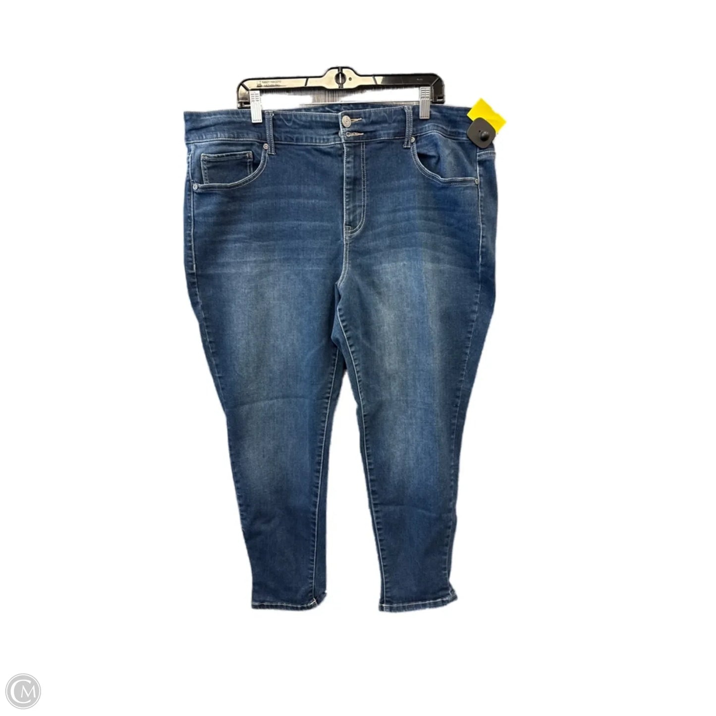 Jeans Skinny By Maurices In Blue Denim, Size: 22