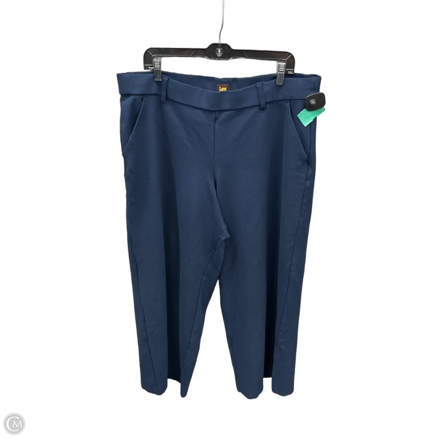 Pants Wide Leg By Lee In Blue, Size: 18